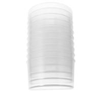 LOORGVEL 10pcs Thickened Plastic Pigeon Feeder Water Cups Bird Food Feeder with Spill-resistant Design Suitable for Parrot Budgie Cockatiel and Poultry Cage Use
