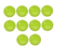 LOORGVEL 10pcs Wide Neck Breast Milk Collection Bottle Sealing Caps Food Grade PP Fresh Keeping Lids Leak Travel Bottle Caps for Safe Milk Storage and Outdoor Use