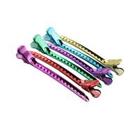 LOORGVEL 12pcs Duckbill Clip Styling Hairdresser Jaw Hairpins Hair Pin Women Billed Black Hair Clips Thick Clamp Bun Pins Brown Curly Metal Random Color