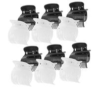 LOORGVEL 12pcs Hot Roller Hair Clip Volumizing Roller Clips Hair Curler Styling Clamps