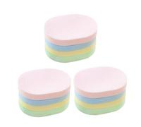 LOORGVEL 12pcs Lightweight Gentle Face Cleansing Sponges Pack, Simple and Compact Design Makeup Sponge Puff for Facial Exfoliating, Makeup Removal and Skin Care Random Style
