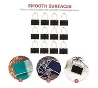 LOORGVEL 12pcs Mini Wooden Chalkboards Double-Sided Message Boards Hanging Blackboards for Wedding Food Labels Crafts Cafe Signs Multi-Purpose Note Writing Boards