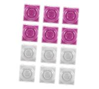 LOORGVEL 12pcs Plastic False Eyelash Storage Box with Tray Eyelash Holder Simple and Chic Organizer for Female Friends