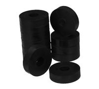 LOORGVEL 12pcs Rubber Vibration Pads Od Id Thick Isolation Washers for Mechanical Vibration Damping Noise Reduction Furniture Rubber Feet Pads Non-deforming Stability Enhancer