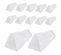 LOORGVEL 12pcs Stove Hood Vent Filters Heat-resistant Nonwoven Grease Filter Paper Replacement Anti-oil Absorbing Stickers for Kitchen Extractor Fan Protection