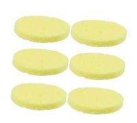 LOORGVEL 12pcs Thickened Natural Sponge Facial Cleansing Deep Pore Cleaning Makeup Remover Tools Soft Exfoliating Sponges for Gentle Skin Care