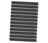 LOORGVEL 12pcs Trampoline Pole Protective Covers Hollow Foam Tubes with Metal Insulation Sleeves for Collision Prevention Jumping Beds Compatible with Multiple Brands Black Safety Padding
