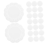 LOORGVEL 140pcs Oil Absorbing Snack Mat Papers for Kitchen Use Greaseproof Disposable Frying Pads Premium Odor Food Grade Paper for Baking Air Fryer and Snack Presentation