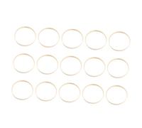 LOORGVEL 15pcs Bamboo Dreamcatcher Rings DIY Craft Accessories Smooth Round Frames for Wall Hanging Mandalas and Handmade Decorations