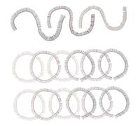 LOORGVEL 15pcs DIY Doll False Eyelashes Strip Simulated Natural-look Eyelashes for Reborn and Craft Dolls Multi-color Black Brown Tea