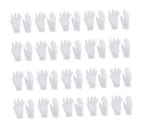 LOORGVEL 16 Pairs Elastic Cotton Jewelry Gloves for Hand Protection Washable and Skin Friendly Cotton Gloves with Dust Resistant Design Suitable for Men and Women