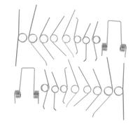 LOORGVEL 18Pcs Small Metal Torsional Springs for Trash Can Lid Replacement Elastic Coil Springs with Stable Construction Compatible with Various Flipping Top Garbage Bins Reliable and