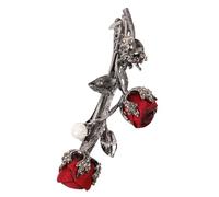 LOORGVEL 1pc Retro Alloy Rose Hairpin for Women Elegant Floral Hair Clip Lightweight Headdress Accessory for Parties Weddings Daily Wear Durable Stylish Rose Hair Decoration