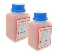LOORGVEL 2 Bottles 500g Orange to Green Color-indicating Reusable Silicone Desiccant Beads 3-5mm for 3d Printer Filament and Electronics Moisture Absorption Storage