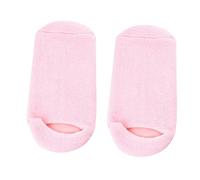 LOORGVEL 2 Pair Hydrating Gel Spa Gloves and Moisturizing Socks Set for Dry Cracked Hands and Feet Softening Skin Care Treatment Unisex Moisture Repair with Pink Kit