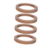 LOORGVEL 2 Pairs Car Speaker Adapter Spacer Rings High Density Speaker Depth Enhancers for Cars Trucks Boats Rvs Sound Quality Reduce Panel Vibration Easy Installation