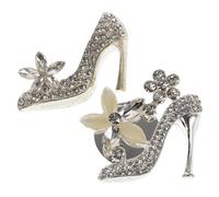 LOORGVEL 2 Pcs Cute High Heels Car Vent Clip Aromatherapy Diffuser Metal Air Freshener Clips for Vehicle Decor Stylish Accessories for Women Unique High Heel Design for Personal Touch