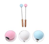 LOORGVEL 2 Pcs Multi-Function Meridian Massage Hammer Set, Handheld Cervical Vertebra Health Massager for Home Use, Body and Neck Percussion Therapy Tool Spring, Random Color