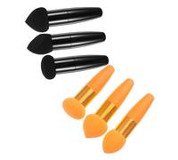 LOORGVEL 2 Set Makeup Beauty Pens with Latex Sponge Multi Functional Foundation Puff for Blending Concealer and Powder Smooth Natural Finish Wet Dry Use Portable Makeup Tool for Travel