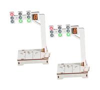 LOORGVEL 2 Sets DIY Stem Traffic Light Model Kit for Teens Wooden Science Experiment Hands Assembly for Learning Traffic Rules Enhances Manual Skills and Logical Thinking DIY Stem
