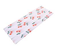 LOORGVEL 20 Sheets Cherry Pear Floral Wrapping Paper Bouquet Liner Crinkled Packaging Sheets for Wrapping and DIY Flower Bouquets in Small Cherry Pattern