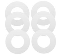 LOORGVEL 2000pcs Punch Reinforcement Stickers White Binder Ring Self-Adhesive Loose-Leaf Paper Protector Labels for School Office Scrapbook