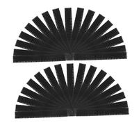 LOORGVEL 200pcs Flexible Plastic Mesh Makeup Brush Covers Protective Net for Travel Go Use Stretchable Cosmetic Brush Shields Use