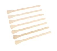LOORGVEL 200pcs Wooden Waxing Spatulas Disposable Tongue Depressors for Hair Removal Hot and Strip Wax Salon and Home Use Rounded Ends Odorless Safe Material