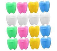 LOORGVEL 20pcs Baby Tooth Keepsake Box and Fetal Hair Storage Case for Kids Mini Colorful Tooth Collection Holder Suitable for Infant Preservation and Childhood Memories