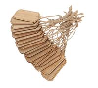 LOORGVEL 20pcs Bamboo Plant Labels for Garden and Vegetable Pots Reusable Decorative Plant Markers with Natural Bamboo Material for Organized Gardening