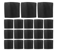 LOORGVEL 20pcs Black Funeral Mourning Armbands, Elastic Memorial Arm Bands for Mourning Service, Death Memory Prayer Armbands for Memorial Ceremonies and Condolence Events