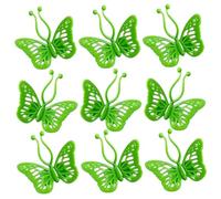 LOORGVEL 20pcs Green Plant Fixture Clips for Climbing Plants Durable Plastic Clamps with Strong Fixing Hook Space Saving Vine Support for Indoor and Outdoor Garden Trellis
