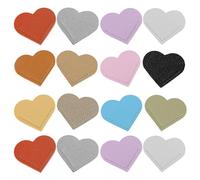 LOORGVEL 20pcs Heart-Shaped Pu Leather Bookmarks, Corner Page Markers for Women, Valentine’s Day Party Favor and Reading Accessories for Book Lovers Random Color
