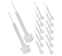 LOORGVEL 20pcs Nail Polish Brush Replacement Gel Bottle Applicators with Precise Bristles for Even Nail Polish Distribution Suitable for Professional and Beginner Manicure Tools