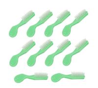 LOORGVEL 20pcs Short Handle Prison Toothbrushes with Soft Bristles Safety Design Portable Travel Brushes for Cleaning and Sensitive Gums