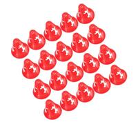 LOORGVEL 20Pcs Small Colored Soccer Cones for Agility Training High Windproof Exercise Markers for Football Roller Skating Basketball Compact and Portable Sports Training Obstacles