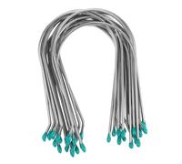 LOORGVEL 20pcs Stainless Steel Nonslip U-shaped Heated Roller Clips Replacement Hair Curler Securing Pins for Enhanced Hold and Quick Heating Suitable for Various Heated Curlers at Home