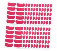 LOORGVEL 22 Sheets Writable Under Eye Stickers for Sports Moisture Resistant PVC Eye Black Strips for Baseball Football Softball Hockey Fans