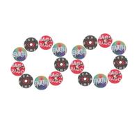LOORGVEL 24pcs Record Player Car Air Freshener Refill Pads Aromatherapy Refill Pads for Car Pe Materials Fresh Fragrance