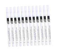 LOORGVEL 24pcs White Eyeliner Pencils Soft Synthetic Material Eye Makeup Tool Precise Texture Not Blooming for Waterline and Everyday Use