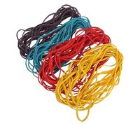 LOORGVEL 2560pcs Rubber Bands Elastic Organizing Band Cash Rubber for Office Bill Envelope Bright File Binding for Pencil and Pen Wrapping