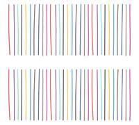 LOORGVEL 260pcs Pcl Filament Refills for 3D Printing Pen 2.5mm Diameter X 15cm Length Low Temperature 3D Pen Filament and Engineering Assorted Colours for Printer Random Color