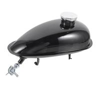 LOORGVEL 2l Motorcycle Gas Tank Metal Small Gas Tank for 80cc Mini Bike Compatible with Scooter and Pit Dirt Bike