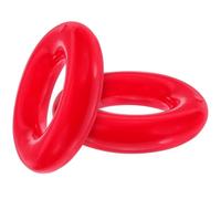 LOORGVEL 2pcs 48mm Laboratory Flask Weight Rings for Erlenmeyer Flasks Metal Weight Rings Set with Random Color Suitable for Scientific Lab Use
