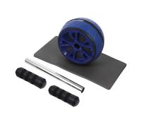 LOORGVEL 2pcs Ab Roller Wheel Durable Fitness Equipment for Stomach and Core Strength Includes Comfortable Knee Mat Suitable for Home Gym Workouts for All Levels