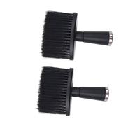 LOORGVEL 2pcs Barber Neck Duster Brush Hair Styling Cleaning Brush for Broken Hair Removal After Haircut Gentle Dusting Tool for Professional Hairdressers