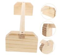 LOORGVEL 2pcs Bird Cage Perch Stand, Wooden Roosting Bar for Parrots and Chicks, Enhances Standing Ability and Cage Play