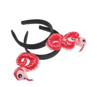 LOORGVEL 2pcs Cartoon Snake-themed Headbands Fun and Eye-catching Hair Accessories for Chinese Year and Nonslip Design for Celebrating The Year Snake