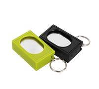 LOORGVEL 2pcs Dog Training Clicker Portable Square Pet Trainer for Obedience Behavior Correction Agility Safe Scientific Method for Dogs Cats Birds and Small Pets