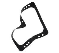 LOORGVEL 2pcs Fireproof High Temperature Gaskets for Range Hood Check Valve Flange Seals Compatible Various Models Easy Installation Automotive Gaskets Black
